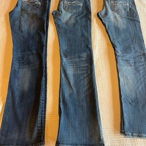 Cowgirl Tuff women’s Bootcut Blue Jeans Hippie, Don’t fence me in